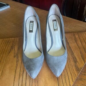 Gray Zara suede (like) heels